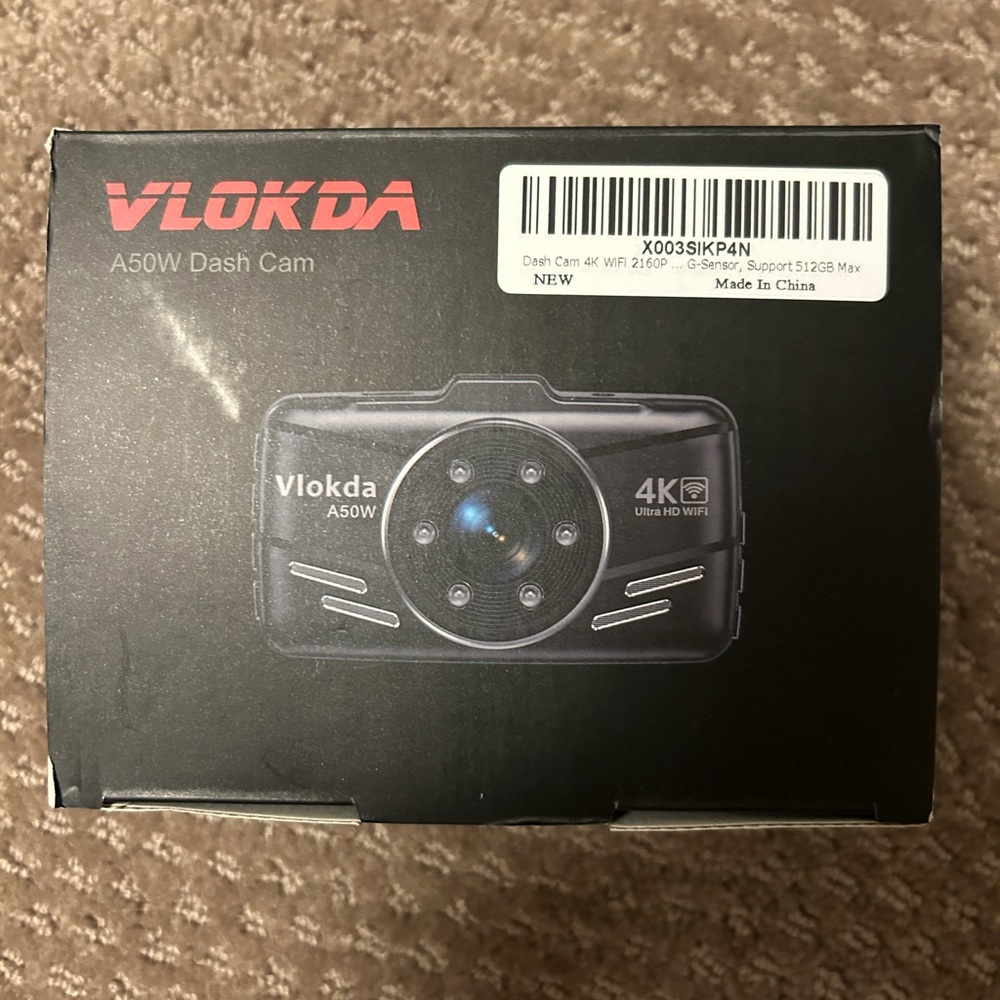 BNIB Vlokda Dash Cam